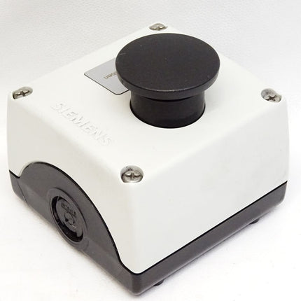 Siemens Pilzdrucktaster schwarz 3SB3420-0B 3SB3420-0C  mit Gehäuse - Maranos.de