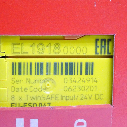 Beckhoff EL1918 0000 digitale Eingangsklemme  / Neu OVP versiegelt - Maranos.de
