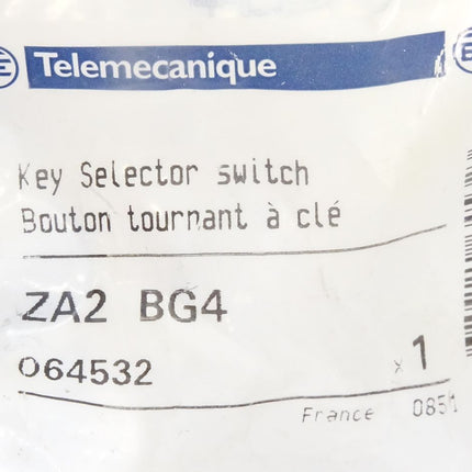 Telemecanique Schlüsseltaste / Key selector switch / ZA2BG4 / 064532 / Neu OVP - Maranos.de