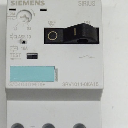 Siemens 3RV1011-0KA15 Leistungsschalter 3RV1 011-0KA15 E:05 neuwertig-OVP - Maranos.de