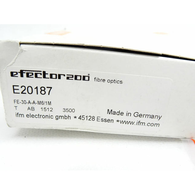Ifm Efector200 E20187 / FE-30-A-A-M16/1M / Lichtwellenleiter Einweglichtschranke / Neu OVP - Maranos.de