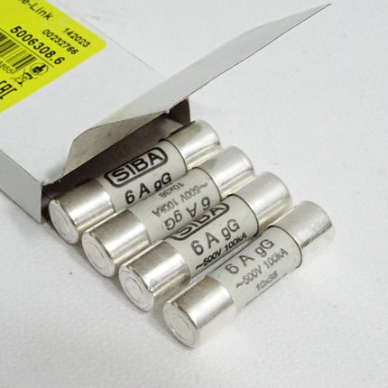 SIBA 10 NFC Fuse-Link 6A gG 500V 5006308.6 / Neu OVP - Maranos.de