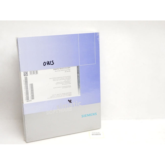 Siemens 6AV6381-2BH07-0AX0 WinCC system software V7.0 SP3 RT 8192 / Neu OVP - Maranos.de