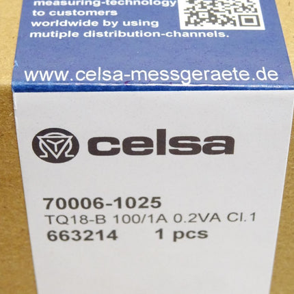 Celsa Messgeräte Stromwandler TQ18-B 100/1A 70006-1025 / Neu OVP - Maranos.de