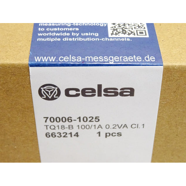 Celsa Messgeräte Stromwandler TQ18-B 100/1A 70006-1025 / Neu OVP - Maranos.de
