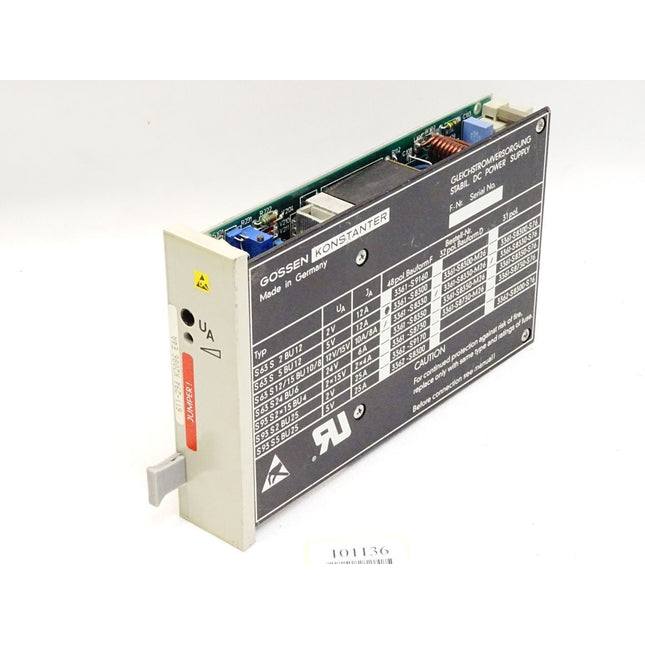 Gossen Konstanter Einschubkarte S63S5BU12 S63S 5BU12 5V 12A 3361-S8300 3361-S8300-M26 3361-S8300-S76 - Maranos.de