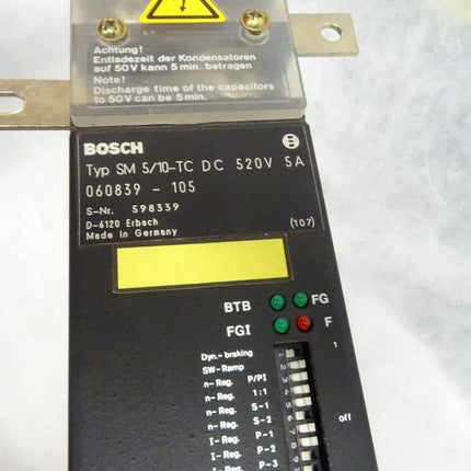 BOSCH SM 5/10-TC DC 520V 5A 060839-105 Servomodul - Maranos.de
