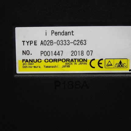 Fanuc i Pendant Touch Panel A02B-0333-C263 / Neu - Maranos.de