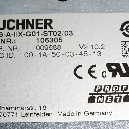Euchner 106305 EKS-A-IIX-G01-ST02/03 Schlüsselaufnahme PROFINET / Neu OVP - Maranos.de