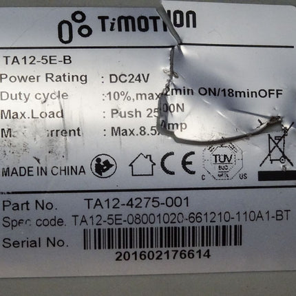 TiMotion TA12-5E-B TA12-4275-001 TA12-5E-08001020-661210-110A1-BT - Maranos.de