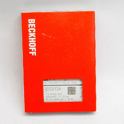 Beckhoff ES3124 4-Kanal-Analog-Eingang / Neu OVP versiegelt - Maranos.de