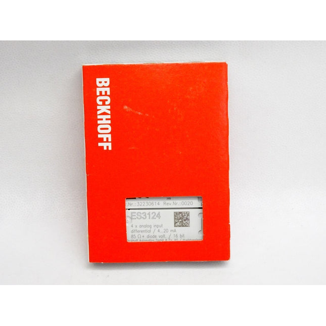 Beckhoff ES3124 4-Kanal-Analog-Eingang / Neu OVP versiegelt - Maranos.de