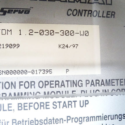 Indramat TDM1.2-030-300-W0 AC servo control drive unit / Neuwertig - Maranos.de