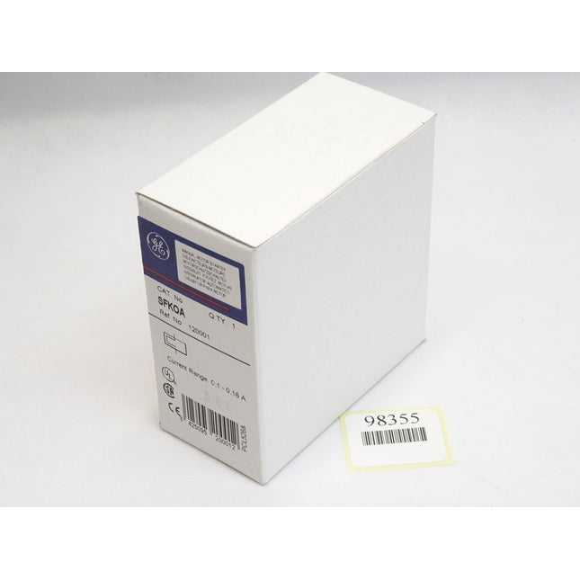 GE General Electric Motorschutzschalter SFK0A 120001 0.1-0.16A / Neu OVP - Maranos.de