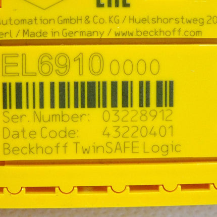 Beckhoff EL6910 0000 EtherCAT-Klemme TwinSAFE Logic - Maranos.de