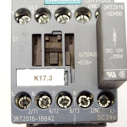 Siemens Sirius Leistungsschütz 3RT2016-1BB42 - Maranos.de