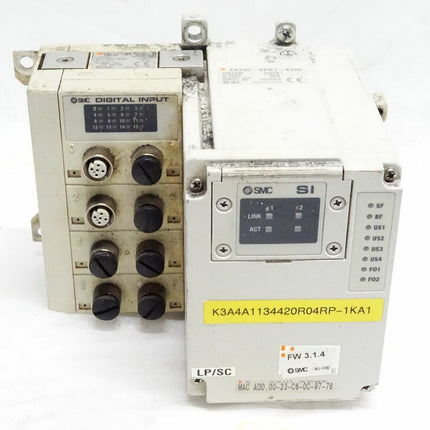 SMC Bus Modul EX245-SPR1-X165 + Input Block EX245-DX1-X36 - Maranos.de