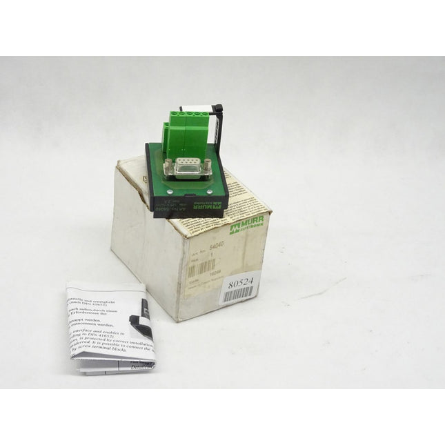 Murr Elektronik 54040 max. 125 V ~ max. 2A  Übergabebaustein / NEU-OVP - Maranos.de