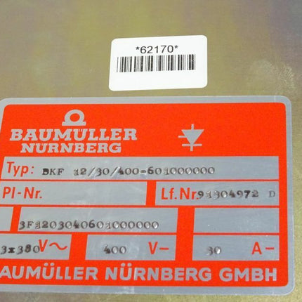 Baumüller BKF 12/30/400 Stromrichtgerät BKF 12/30/400-601000000 / 91304972D - Maranos.de