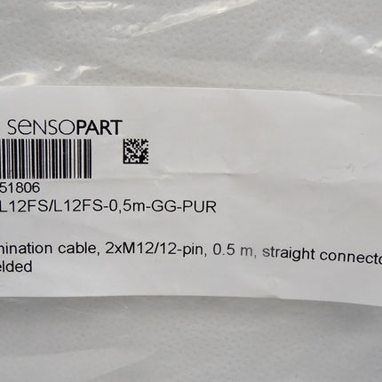 Sensopart Beleuchtungskabel 902-51806 CB L12FS/L12FS-0,5-GG-PUR / Neu OVP - Maranos.de