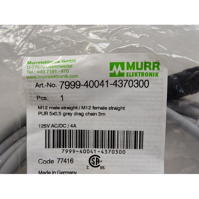 Murr Elektronik Kabel 7999-40041-4370300 / Neu OVP - Maranos.de