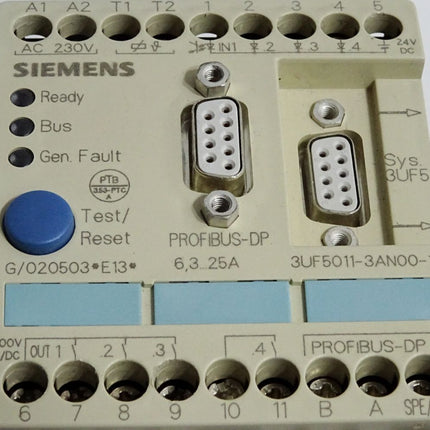 Siemens 3UF5011-3AN00-1 E13 Grundgerät SIMOCODE DP PROFIBUS DP-Schnittstelle - Maranos.de