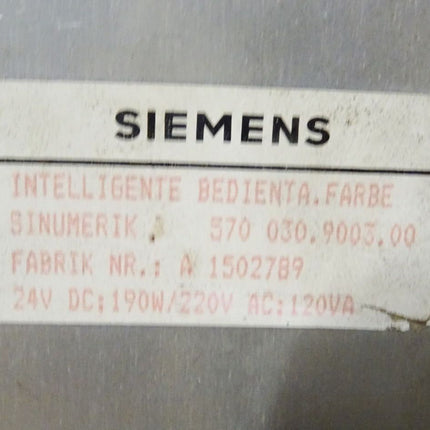 Index C200 Siemens Intelligente Bedientafel Sinumerik 570030.9003.00 - Maranos.de