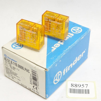 Finder 40.51 / 40.51.8.110.0000.PAC / Inhalt : 2 Stück / Neu OVP - Maranos.de