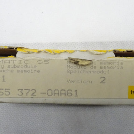 Siemens SIMATIC S5 6ES5372-0AA61 Eprom 6ES5 372-0AA61 Version: 2 / Neu-OVP - Maranos.de