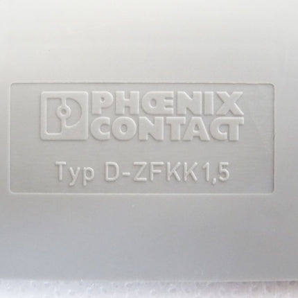 Phoenix Contact 3005879 D-ZFKK1,5 End Platte Inhalt:5 Stück / Neu - Maranos.de