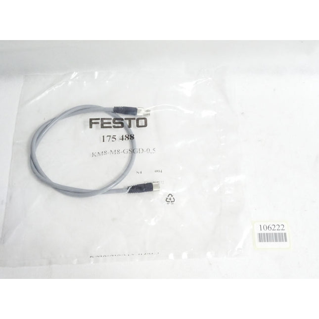 Festo 175488 KM8-M8-GSGD-0,5 Anschlusskabel / Neu OVP - Maranos.de