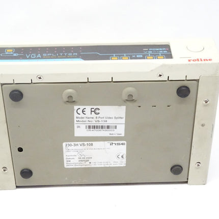 Aten Roline VGA Splitter / 8 Port Video Splitter / 300MHz / VS-138 / VS138 - Maranos.de
