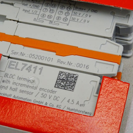 Beckhoff  EL7411 Rev.0016 BLDC-Motor-Klemme / Neu OVP - Maranos.de