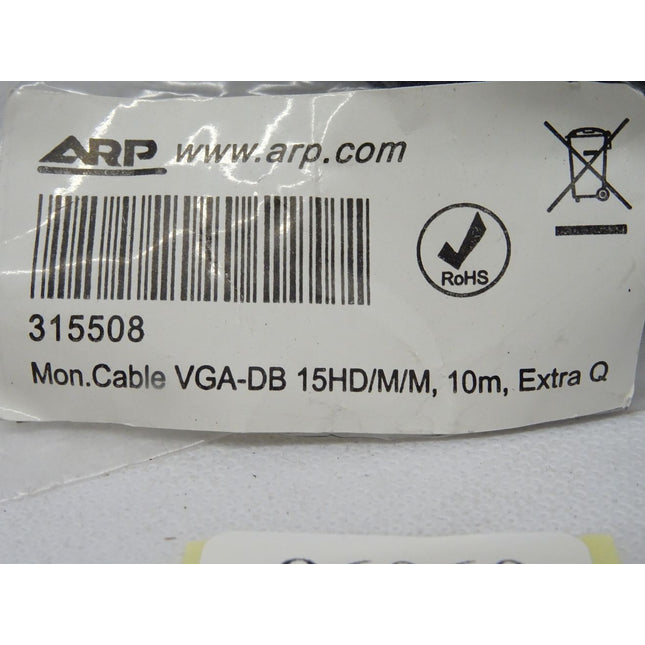 ARP VGA-DB Monitor Kabel 15HD/M/M 10m Extra Q / 315508 / Neu OVP - Maranos.de
