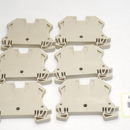 Weidmüller Durchgangs-Reihenklemme 1020100000 WDU4  / Inhalt:6 Stück / Neu - Maranos.de