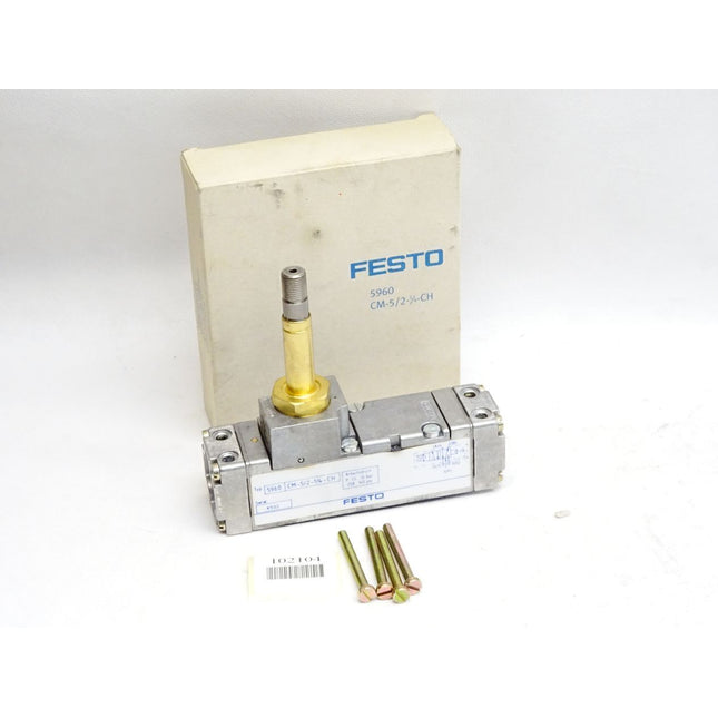 Festo Magnetventil 5960 CM-5/2-1/4-CH / Neu OVP - Maranos.de