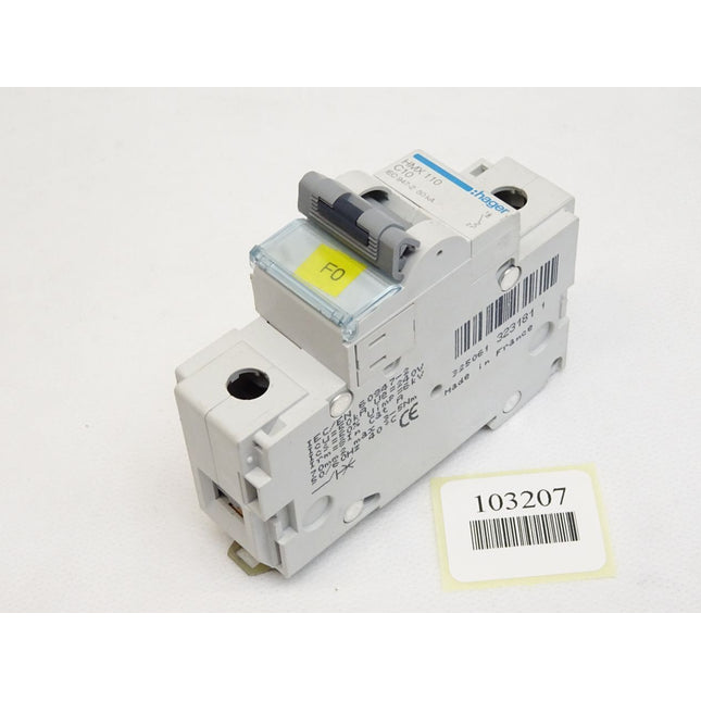 Hager HMX110 C10 50kA Leitungsschutzschalter - Maranos.de