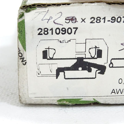 Wago 281-907 2-Leiter-Schutzleiterklemme / Inhalt : 42 Stück / Neu OVP - Maranos.de