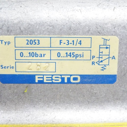 Festo 2053 F-3-1/4 Fußventil 0..10bar 0...145psi - Maranos.de