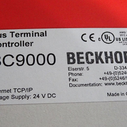 Beckhoff BC9000 Busklemmen Controller / Neu OVP versiegelt - Maranos.de