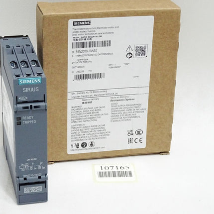 Siemens Thermistor-Motorschutz 3RN2010-1BA30 / Neu OVP - Maranos.de