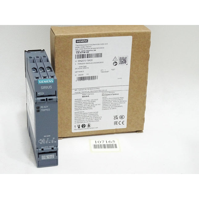 Siemens Thermistor-Motorschutz 3RN2010-1BA30 / Neu OVP - Maranos.de