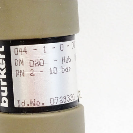 Bürkert Ventil 044-1-0-000 072833Q 2-10bar - Maranos.de