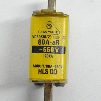 Jean Müller HLS00 M00üf1 80A Sicherungseinsatz 660V - Maranos.de