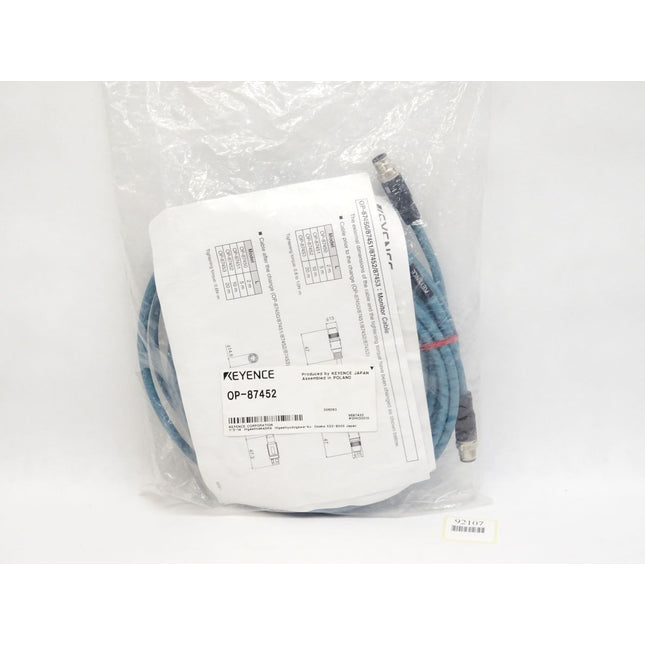 Keyence Monitorkabel OP-87452 / Neu OVP - Maranos.de
