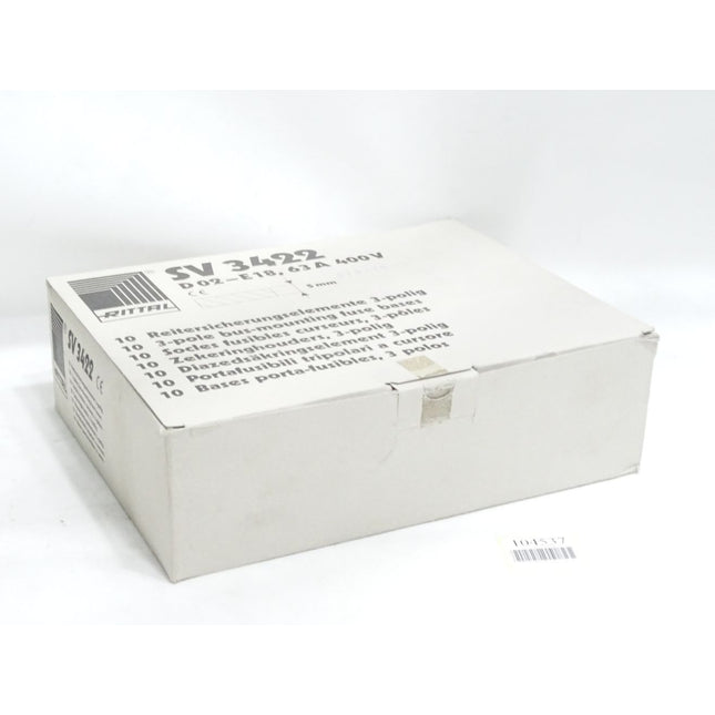 Rittal SV3422 / Inhalt:10 Reitersicherungselemente 3-polig / Neu OVP - Maranos.de