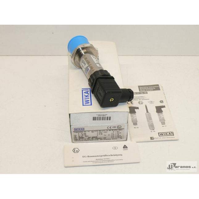 NEU-OVP WIKA IS-11 Transmitter DMT 00 ATEX E045X / IS-11-A-BAL-85-1ZGA4ZUL-ZZZ - Maranos.de