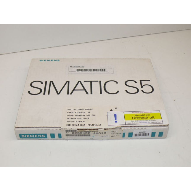 Siemens 6ES5432-4UA12 Siamtic S5 6ES5 432-4UA12 E:03 NEU-OVP - Maranos.de