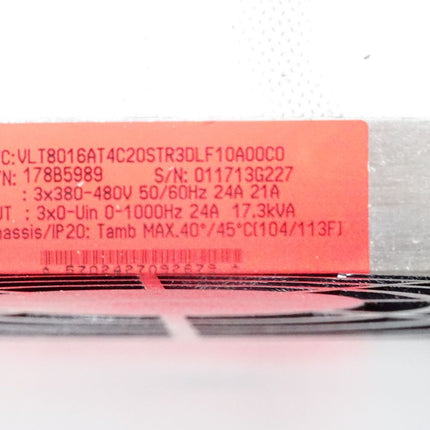 Danfoss Frequenzumrichter VLT8000 Aqua VLT8016 / 178B5989 - Maranos.de