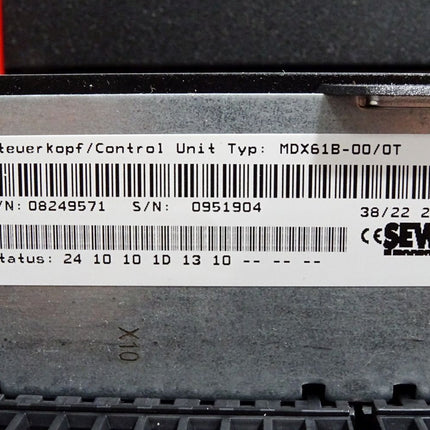 SEW Eurodrive 45kW MDX60A0450-503-4-00 08227225 Steuerkopf MDX61B-00 08243492 MDX61B-00/0T 08249571 MDX61B0450-503-4-00 / Neu - Maranos.de